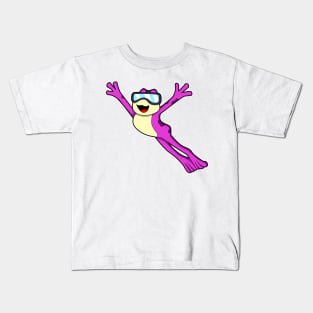 Frog with Sunglasses Kids T-Shirt